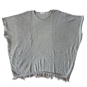 Lepsim Japanese Brand Womens Top Sz. Medium/Large Oversized Fringe Minimalist